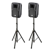 2x Studiomaster bDRIVE10A Enceinte active 1000W 10" Système de sonorisation DJ Disco